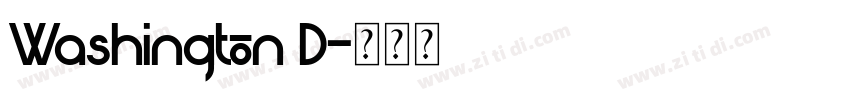 Washington D字体转换
